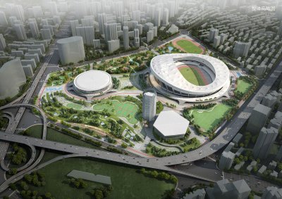 大型开放式地标性建筑